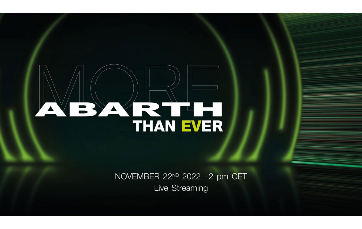 Teaser image for the Abarth EV reveal