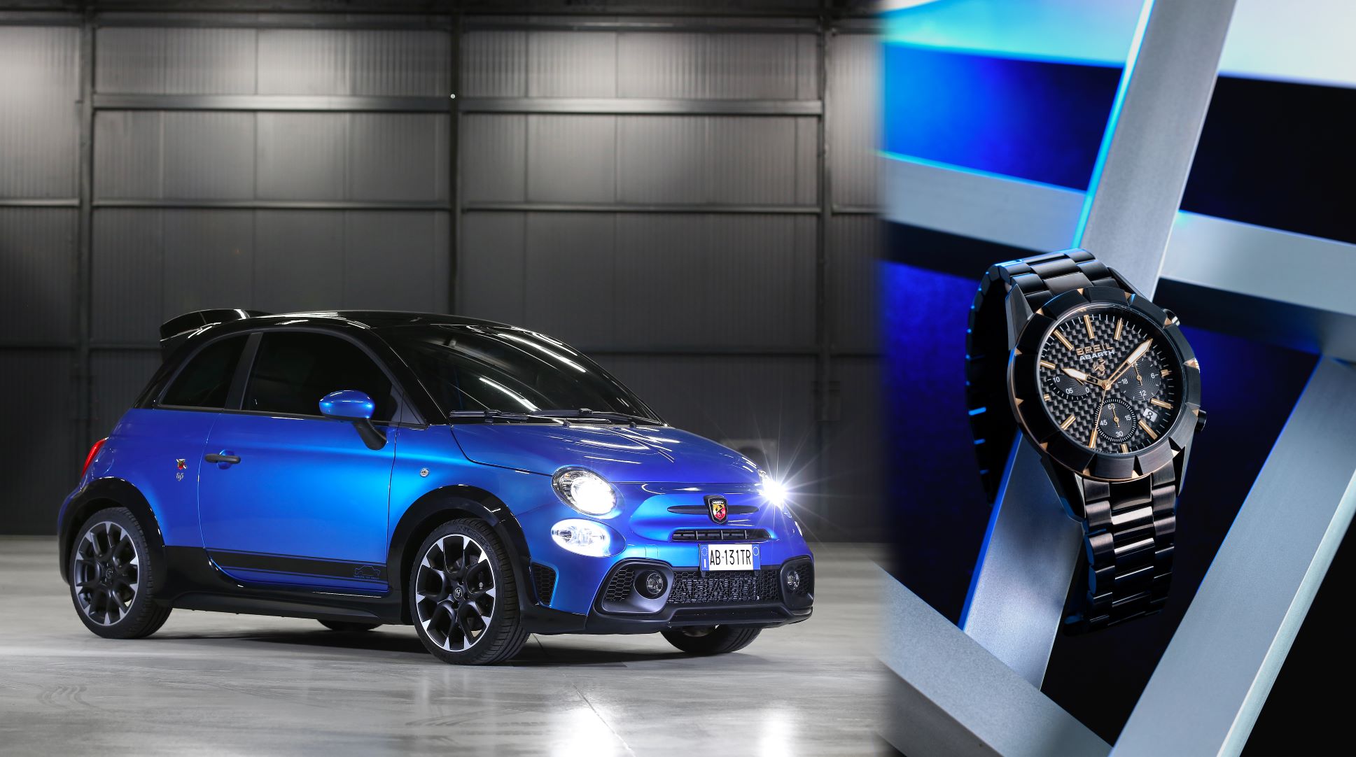 Abarth and Breil watch which pays tribute to the Abarth 695 Tributo Rally 131
