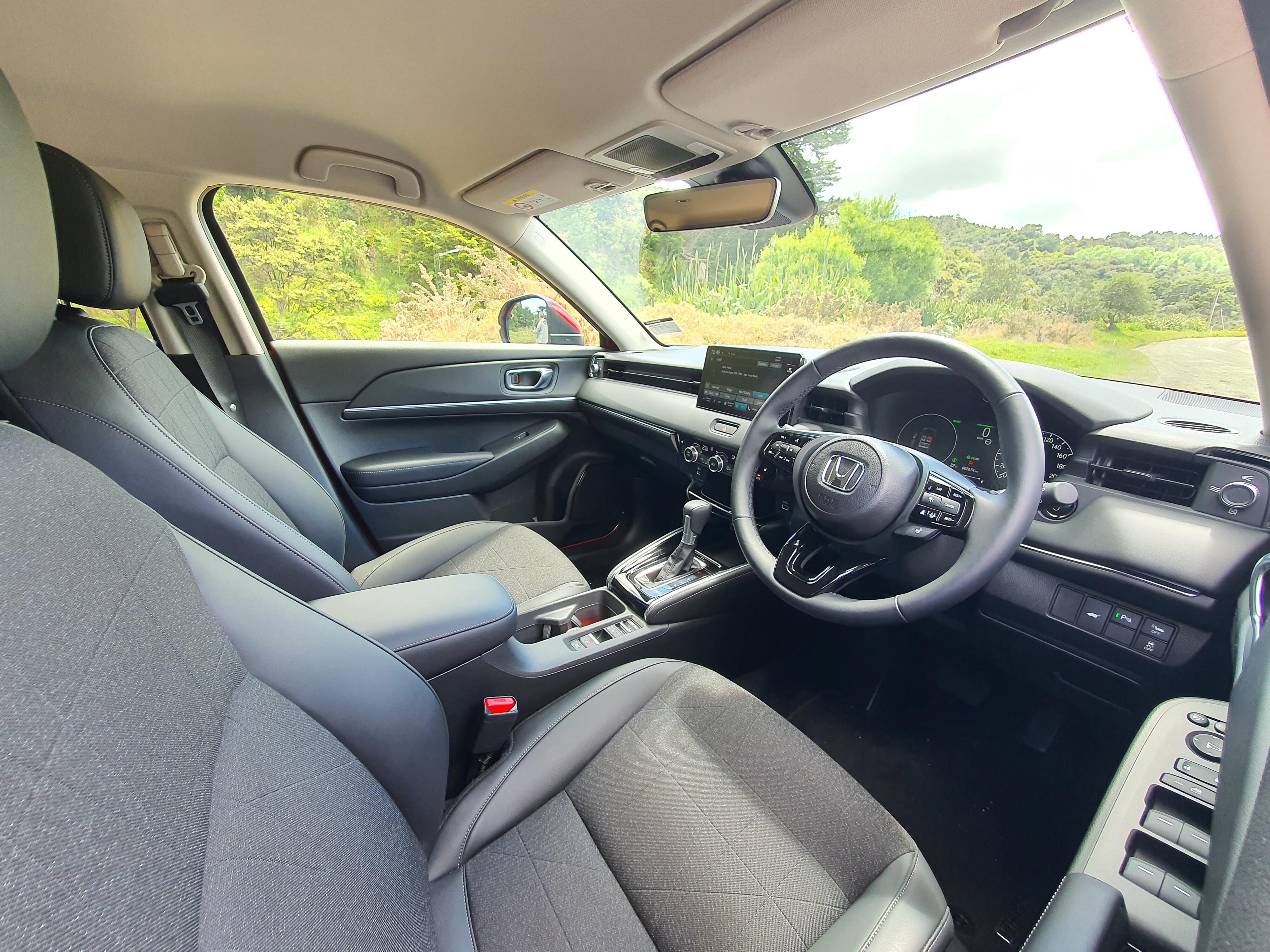 Interior view of a 2024 Honda HR-V.