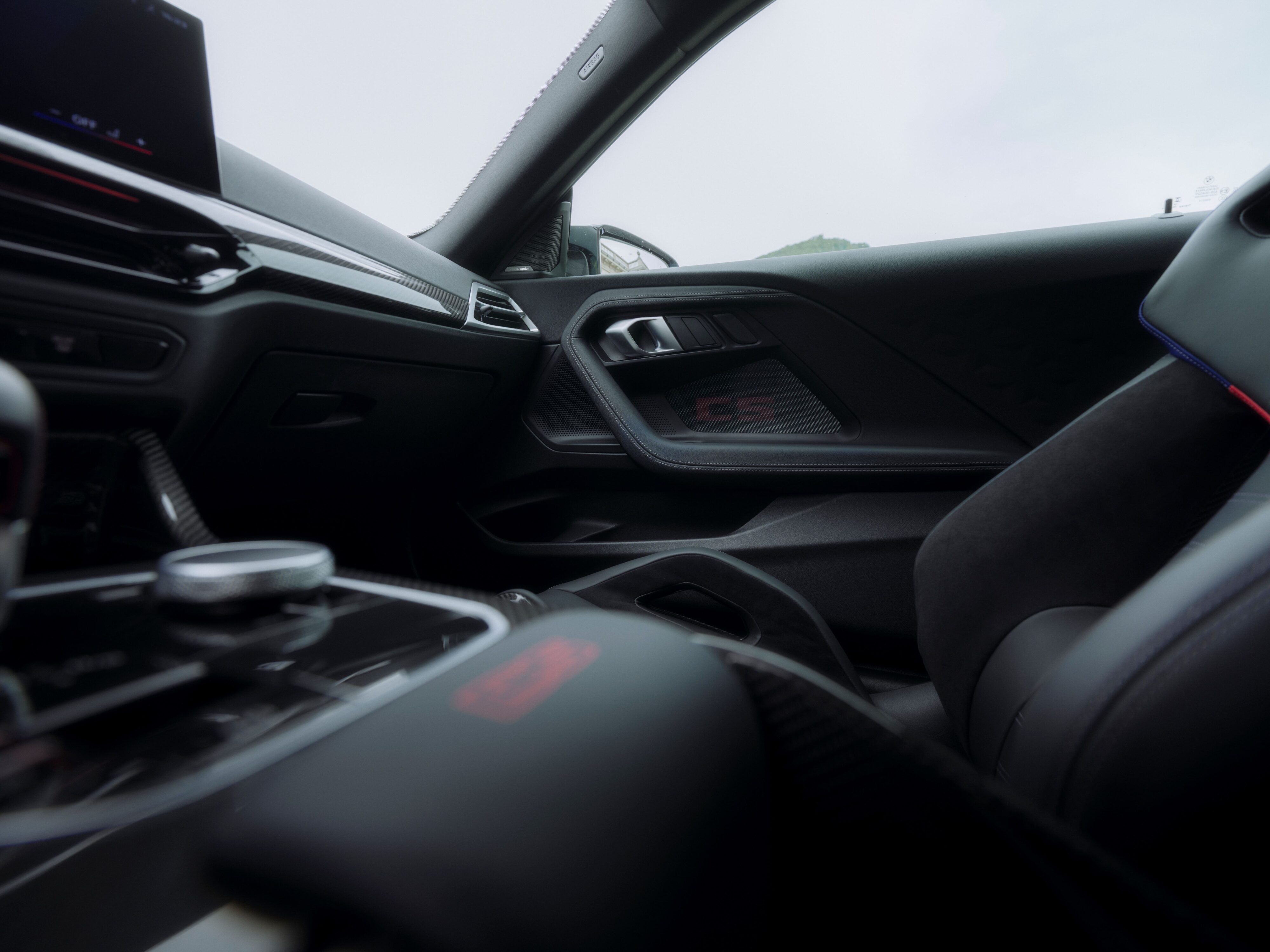 Interior view of a 2025 BMW M2 CS.