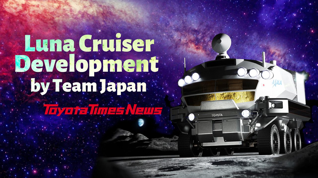A photo render of Toyota's Lunar Cruiser.