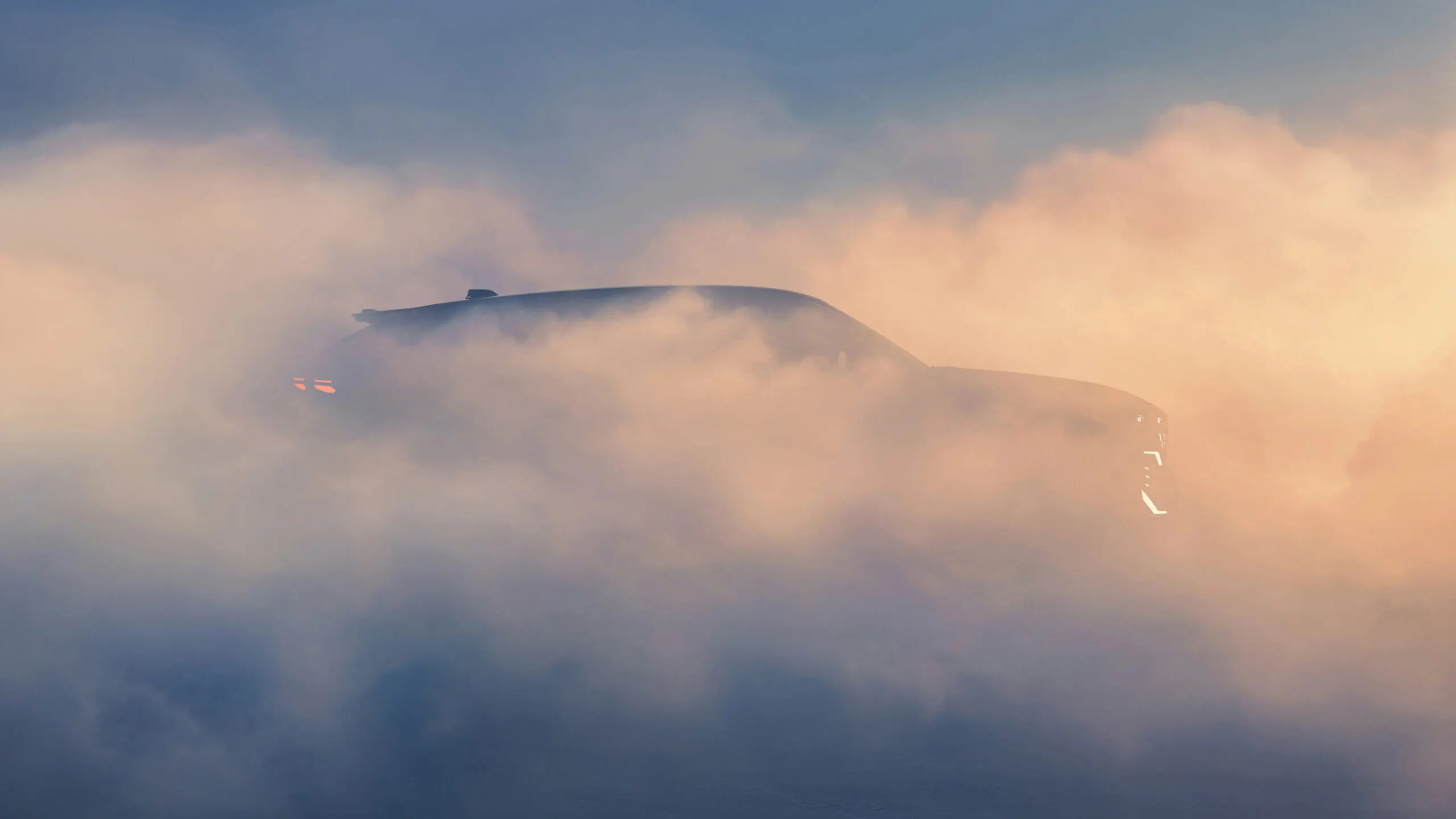 A teaser image of the new Renault Filante crossover.